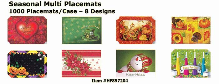 Seasonal Multi Placemats