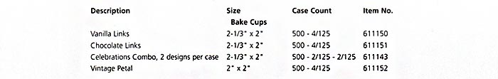 Bake Cups