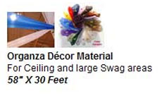 Organza Decor Material